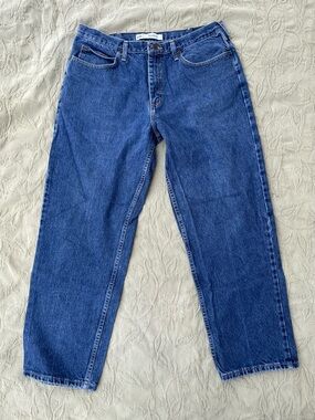 Lee | 38x30 Dark Wash Relaxed Fit Jeans